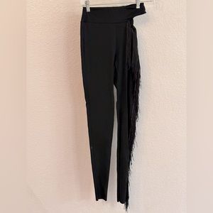 Worn once.   Sexy salsa type pants.  Open waisted on one side.